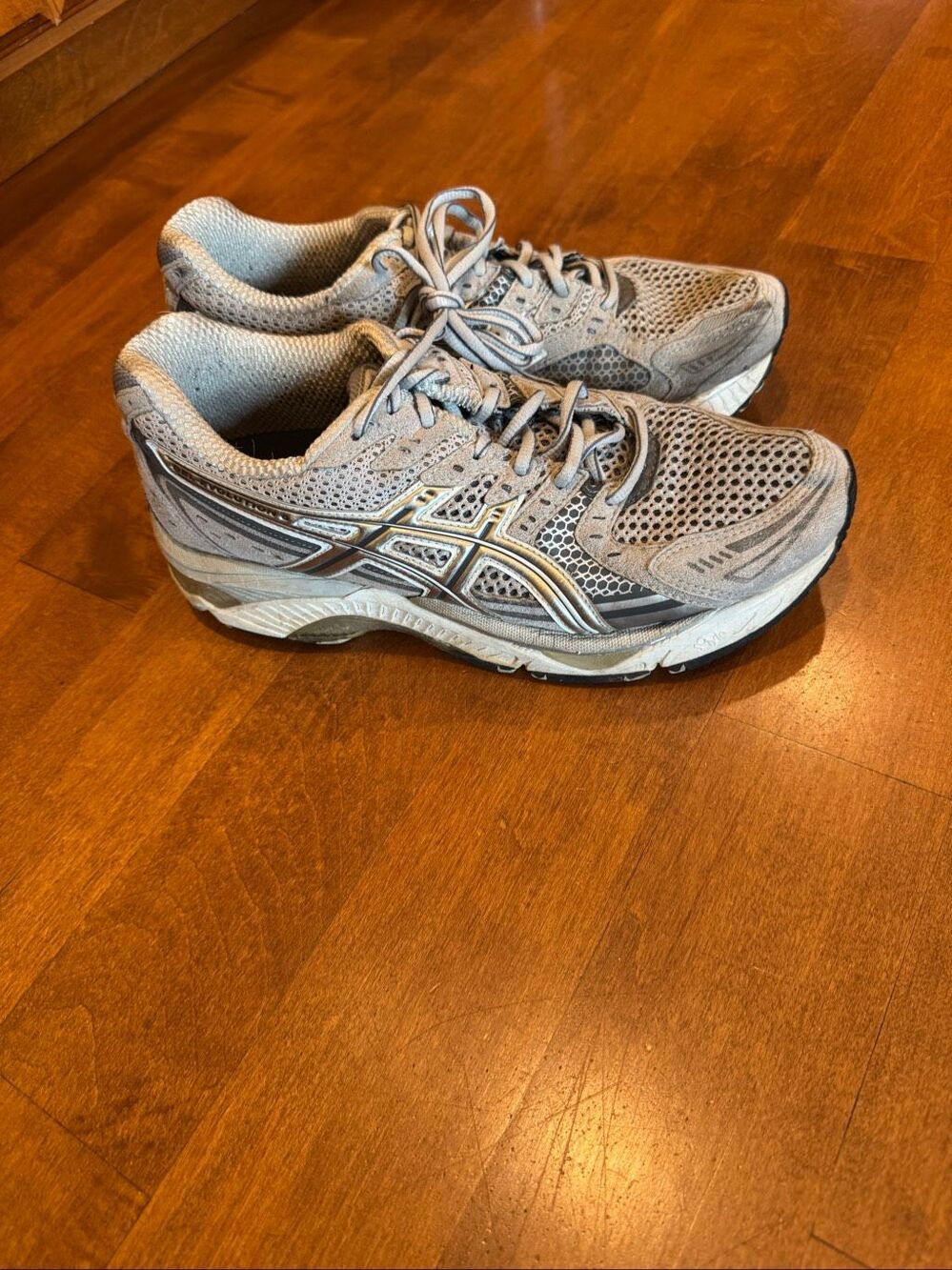 Y2K ASICS Gel Evolution 6 Women’s 9 Gray Silver Running Sneakers T164N IGS